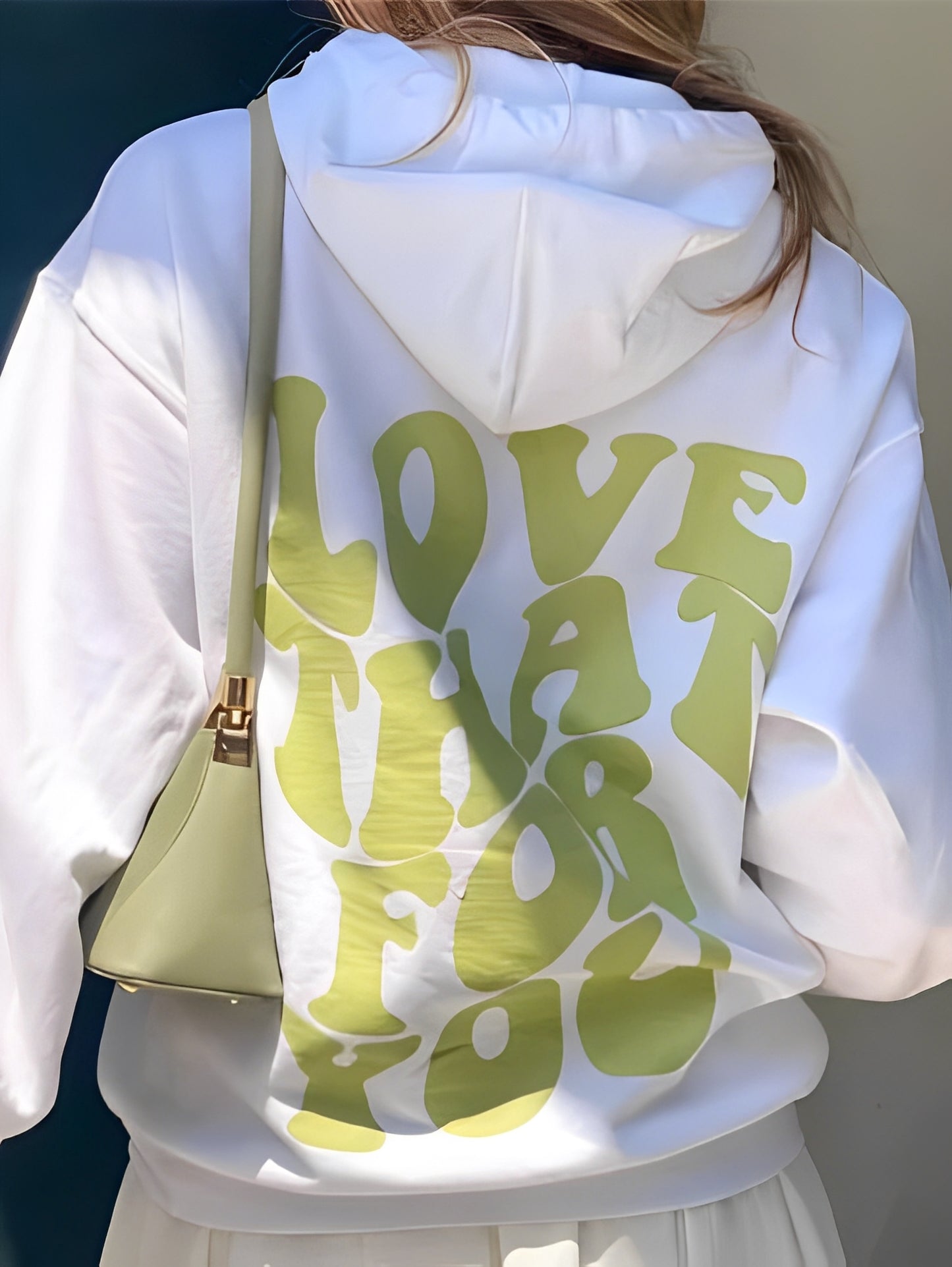 Rebeccah - Bedruckter, locker geschnittener Hoodie für Damen