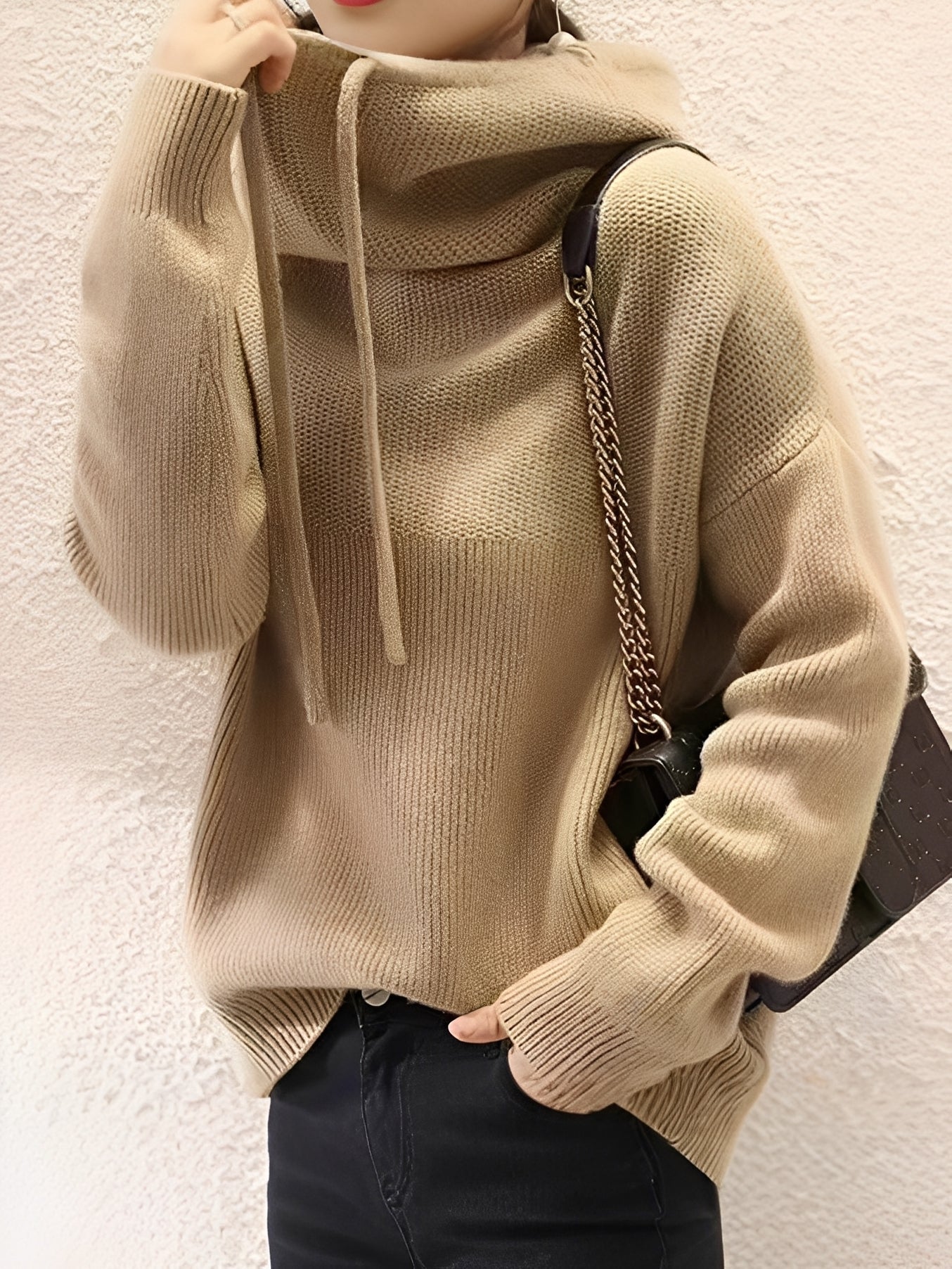 Roxane - Warmer, weicher Woll-Hoodie für Damen