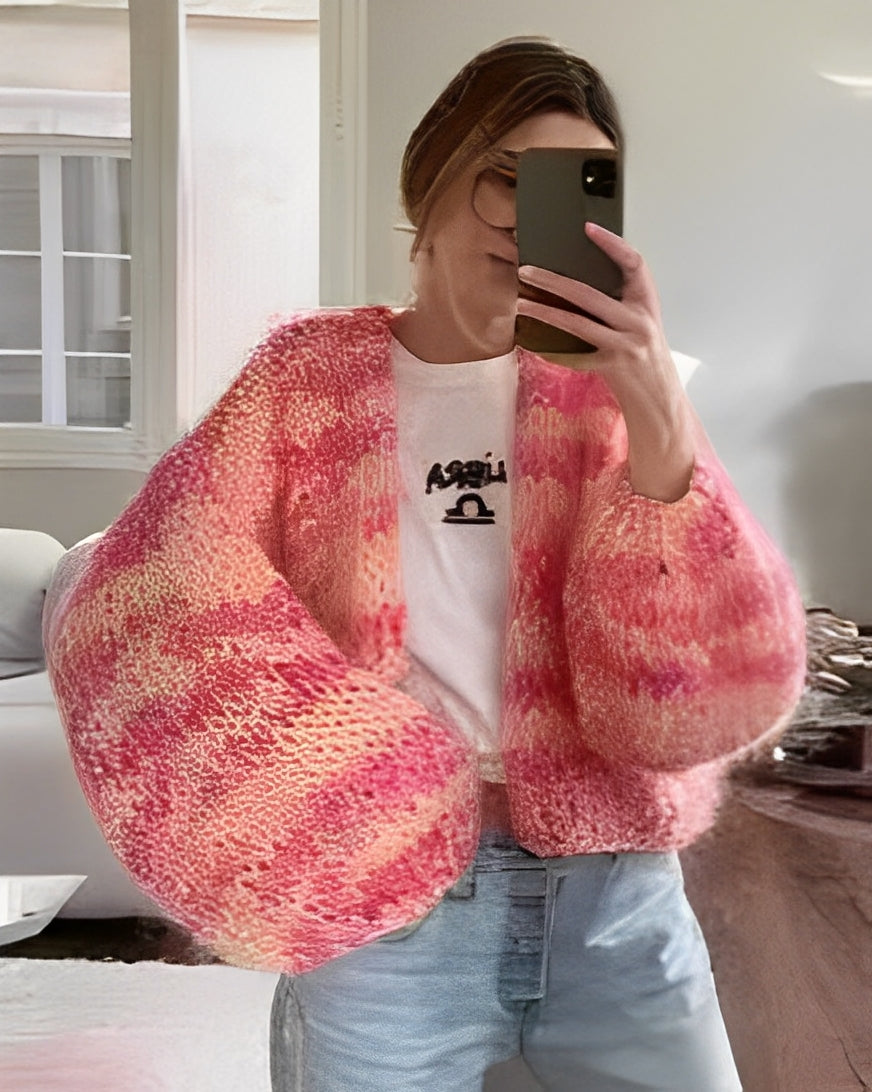 Marlee - Bunter Strickpullover mit Streifen für Damen