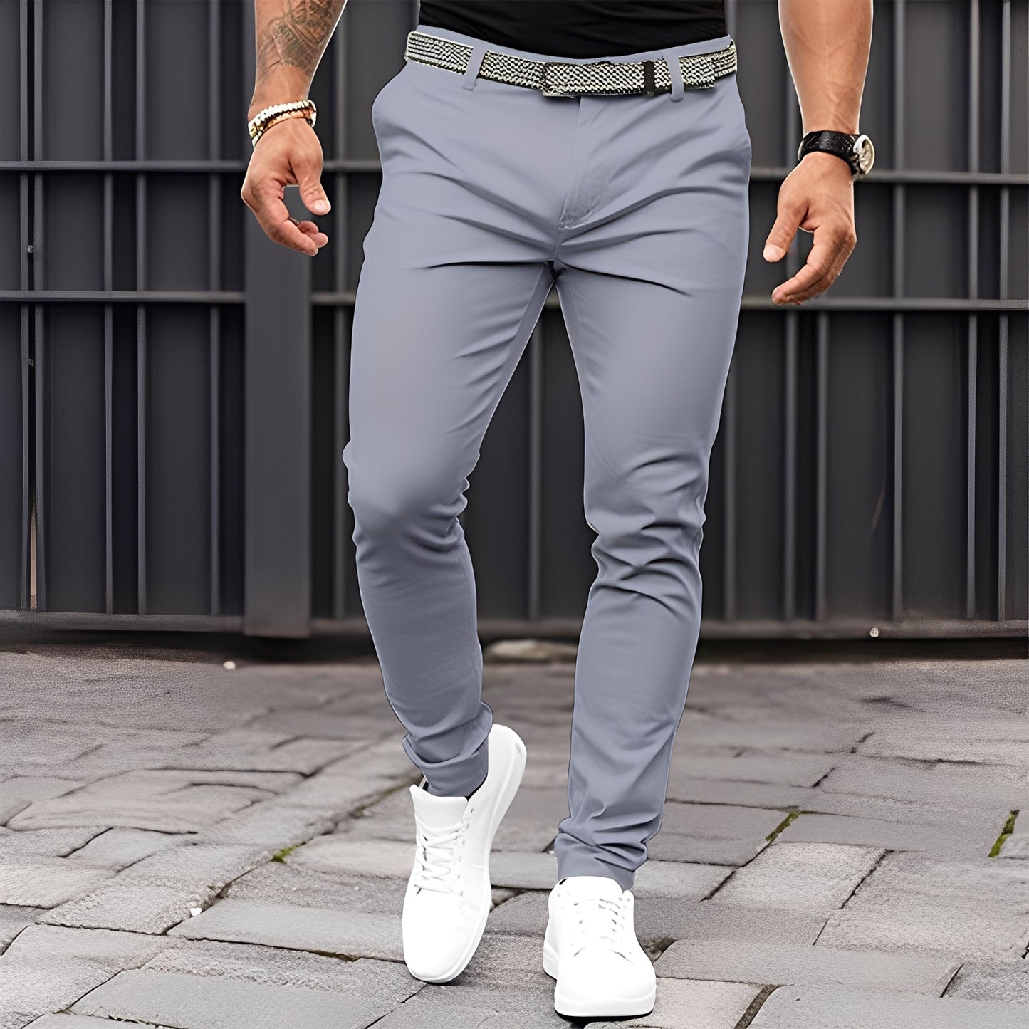 Raphael - Lässige, schmal geschnittene Hose für Herren