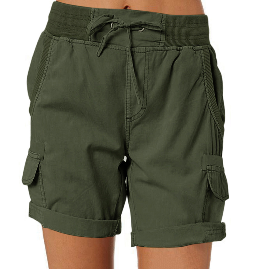 Susanna - Damen Cargoshorts mit hoher Taille für den Sommer