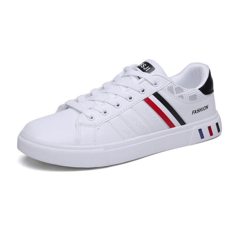 Noah - Weiße Herren-Sneaker mit Streifen