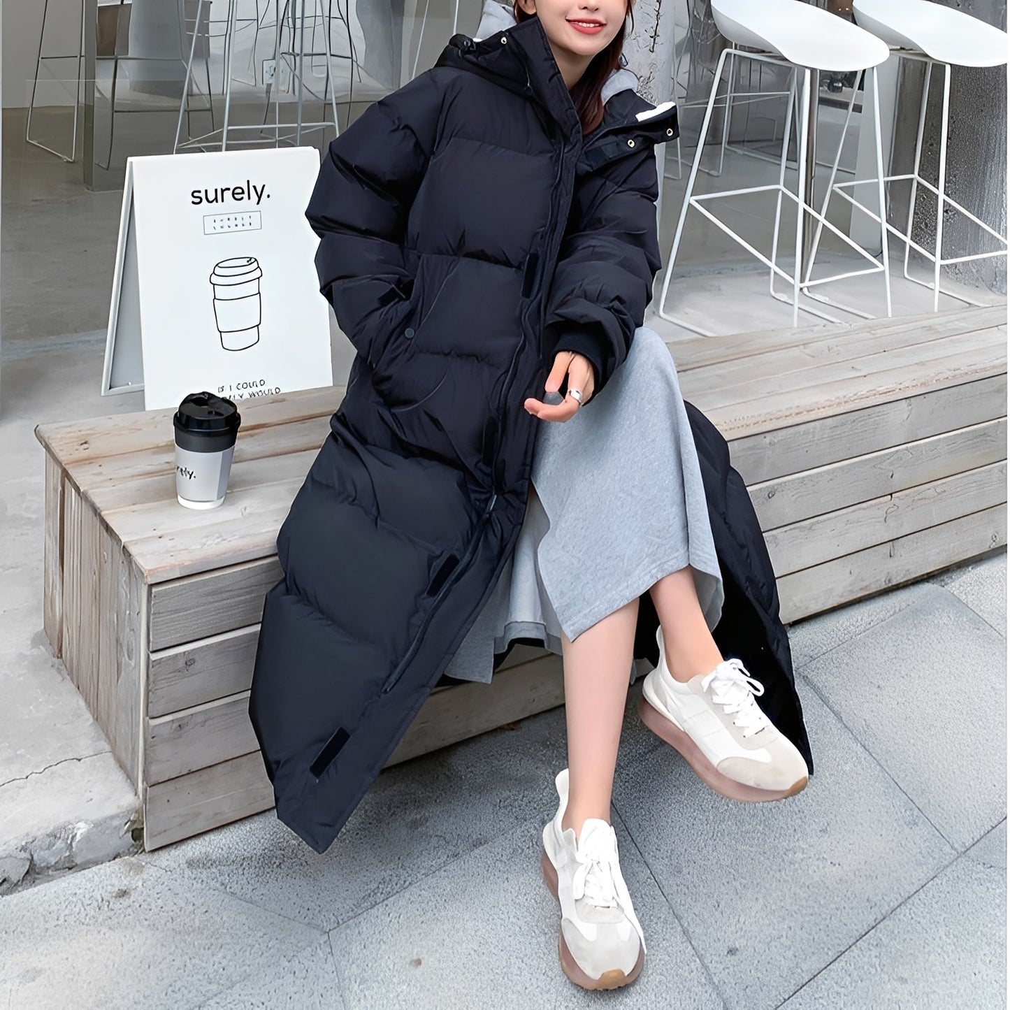 Yasmin - Stilvolle, wattierte Daunenjacke für Damen