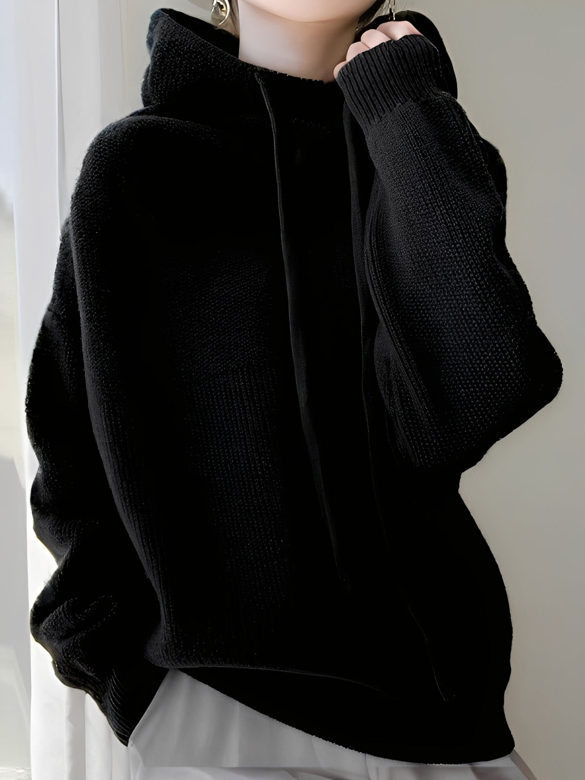 Roxane - Warmer, weicher Woll-Hoodie für Damen