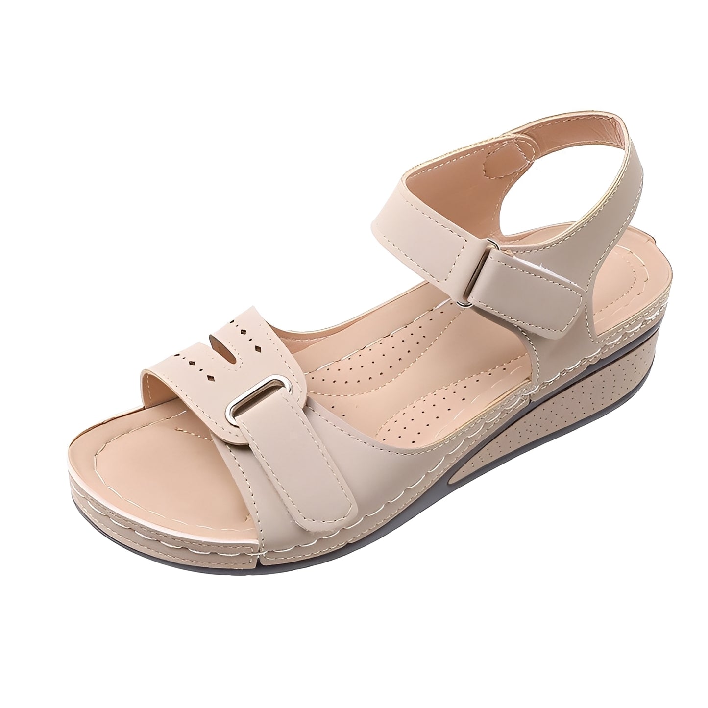 Marissa - Bequeme Plateausandalen mit Riemchen für Damen