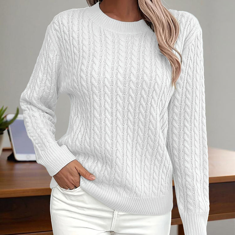 Adamina - Stilvoller strukturierter Pullover für Damen