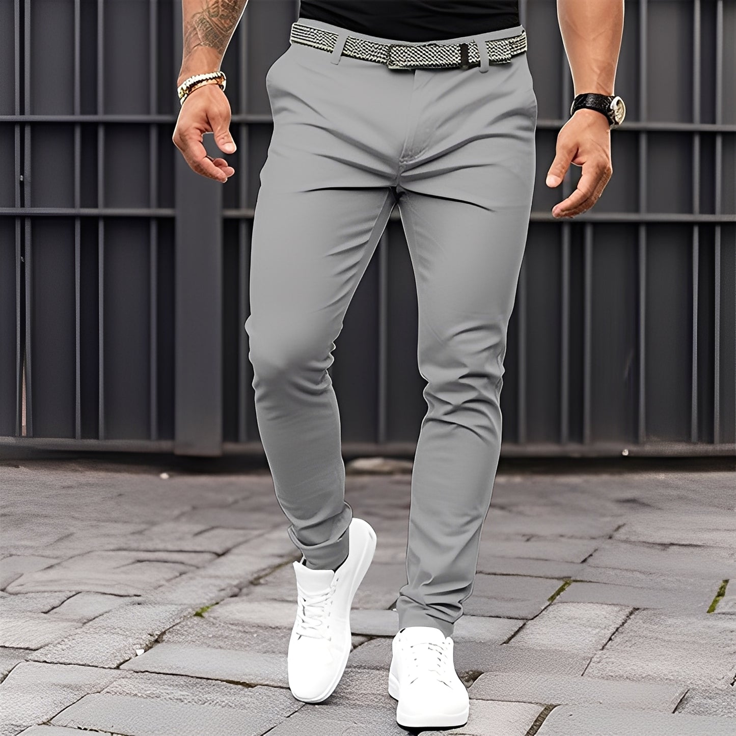 Raphael - Lässige, schmal geschnittene Hose für Herren