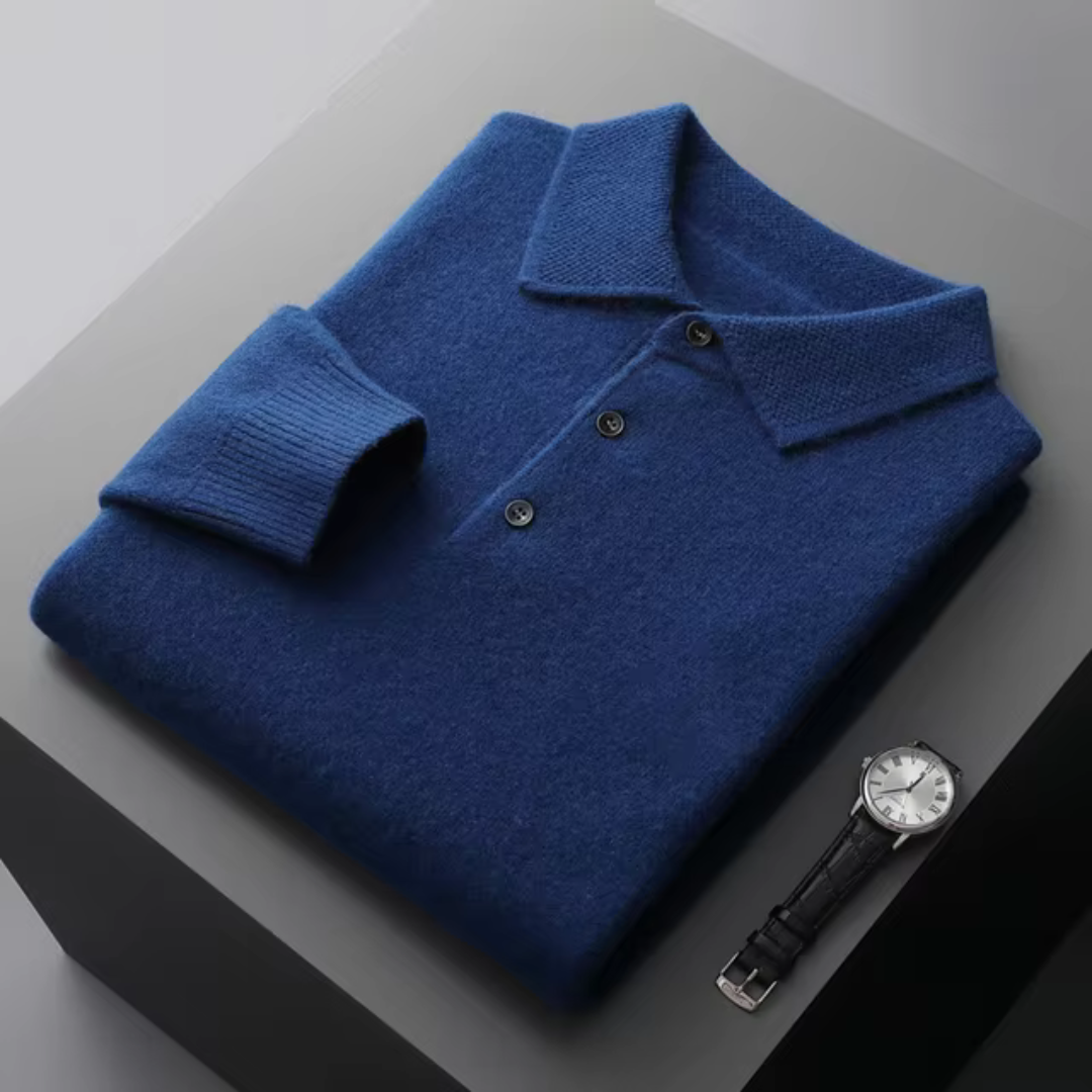 Brock - Herren-Wollpolo Eleganter Strick