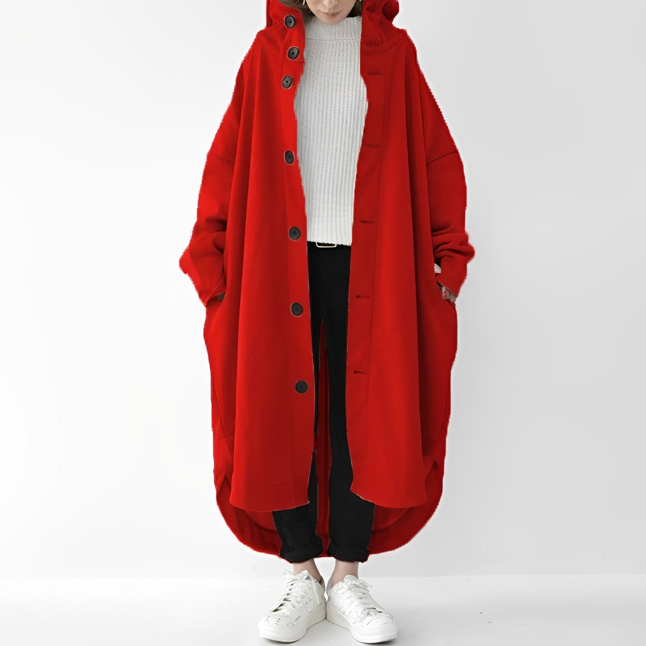 Jennica - Lockerer langer Trenchcoat für Damen