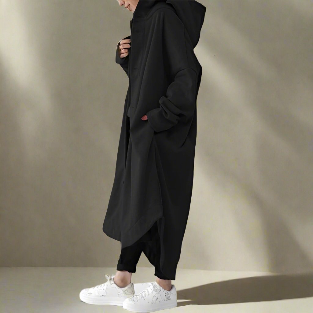 Jennica - Lockerer langer Trenchcoat für Damen