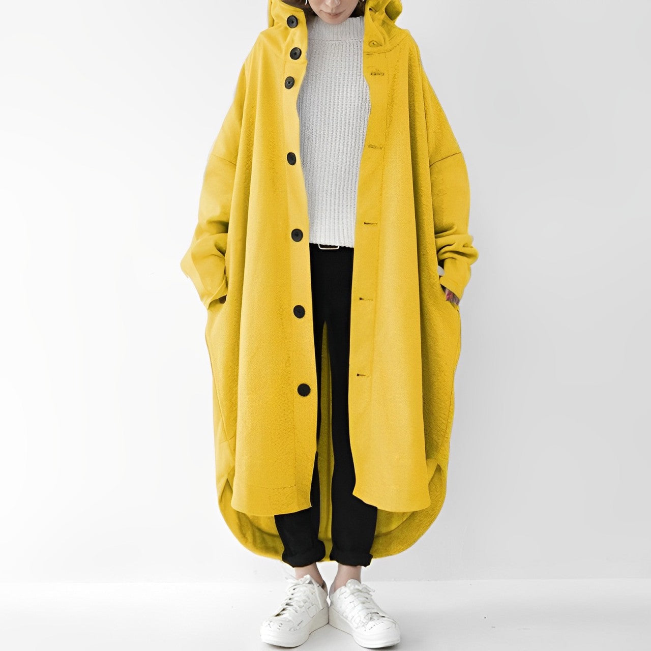 Jennica - Lockerer langer Trenchcoat für Damen