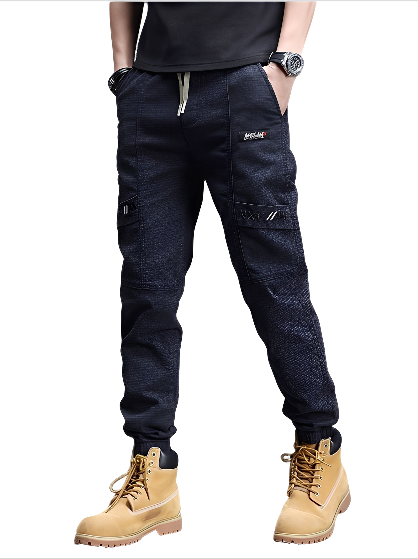 Alvin - Stilvolle Stretch-Jogginghose mit Kordelzug für Herren