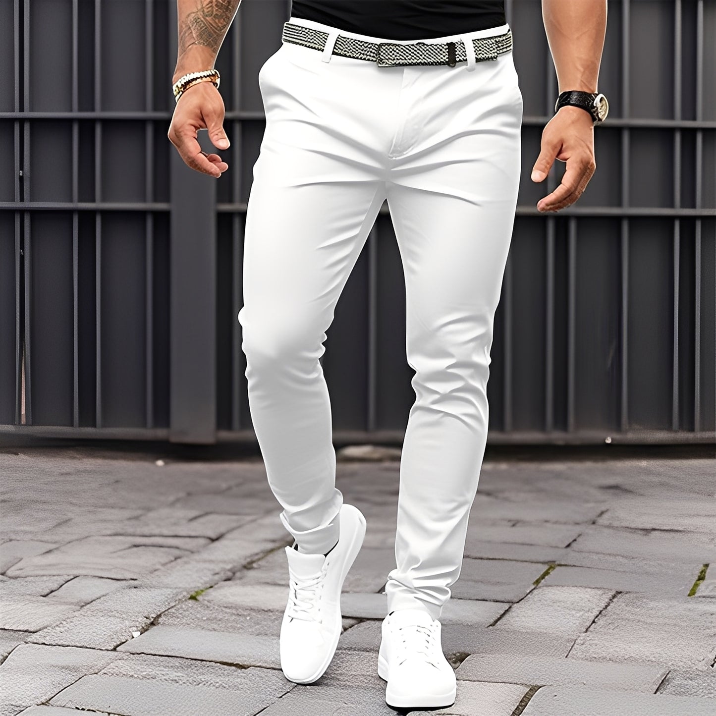 Raphael - Lässige, schmal geschnittene Hose für Herren