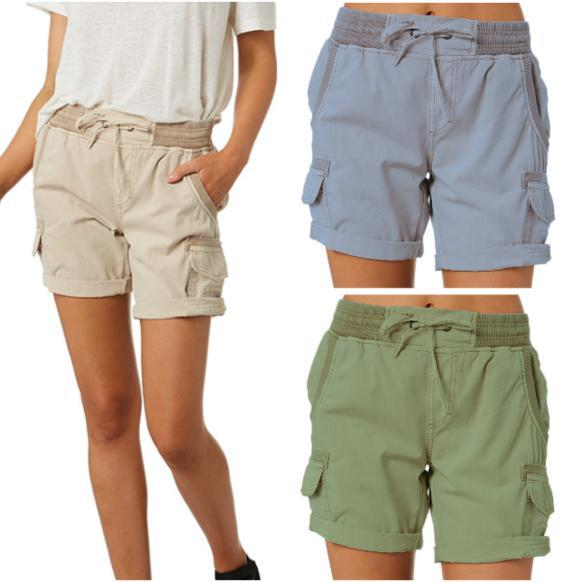 Susanna - Damen Cargoshorts mit hoher Taille für den Sommer
