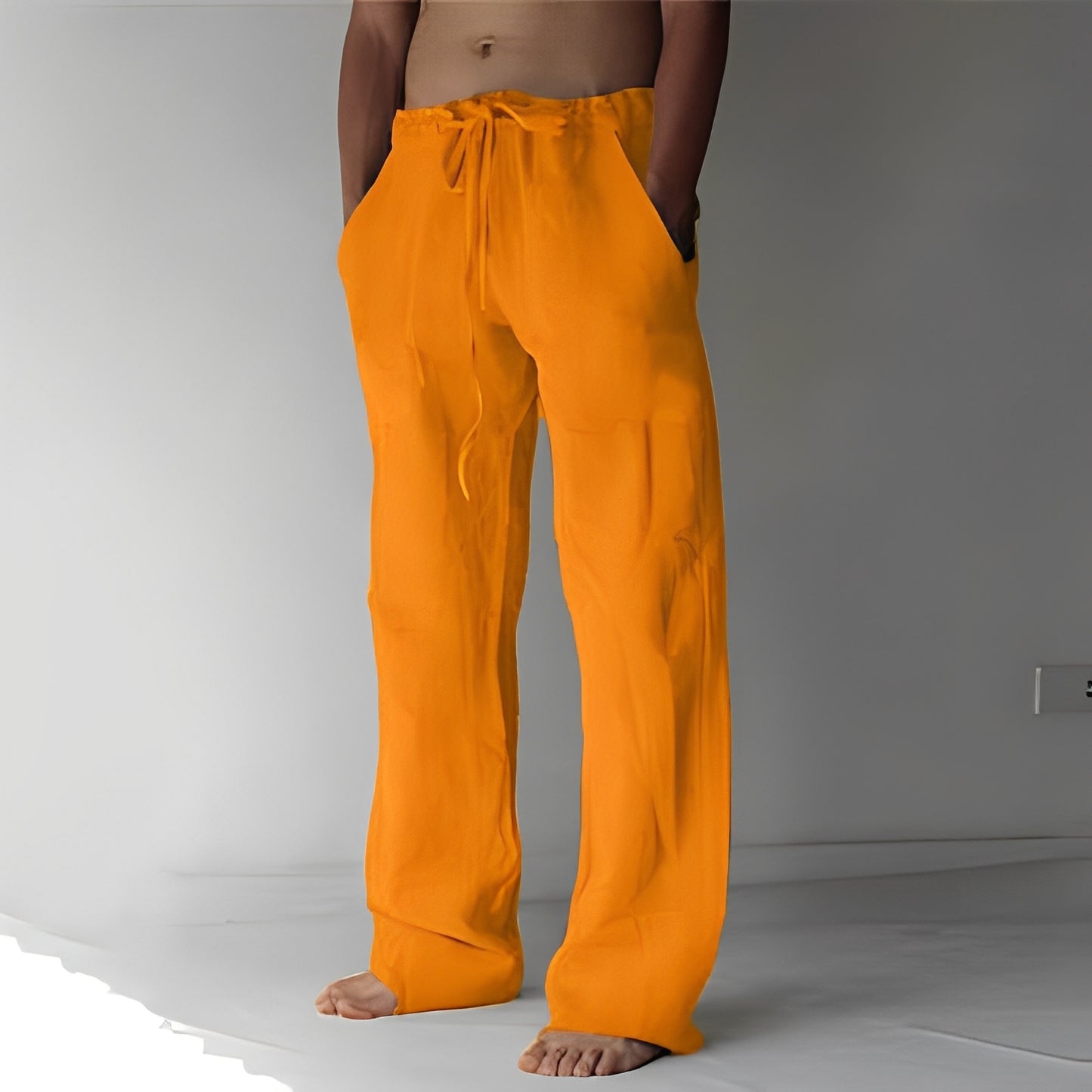 Martin - Lässige, lockere Leinenhose für Herren