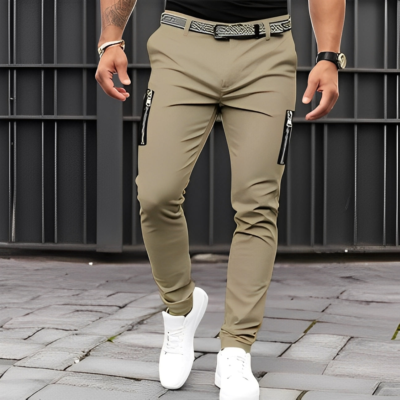 Jaron - Stilvolle, lässige Slim-Fit-Hose für Herren