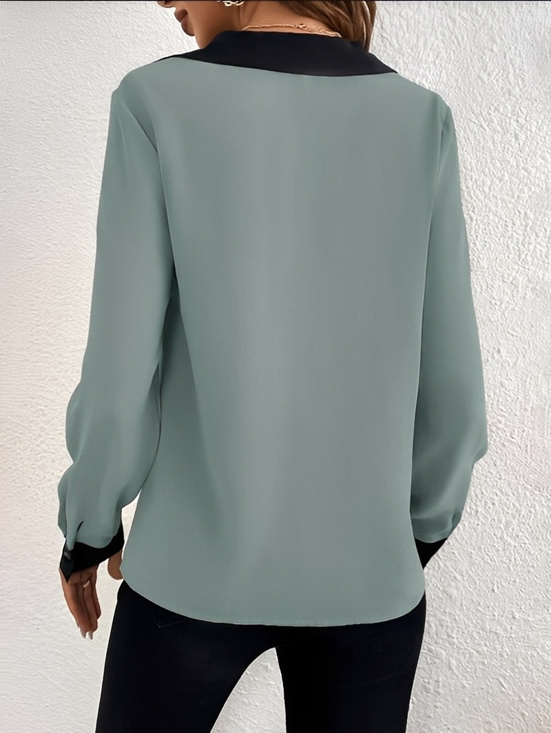 Katheryn - Lässige, bequeme, locker sitzende Bluse für Damen