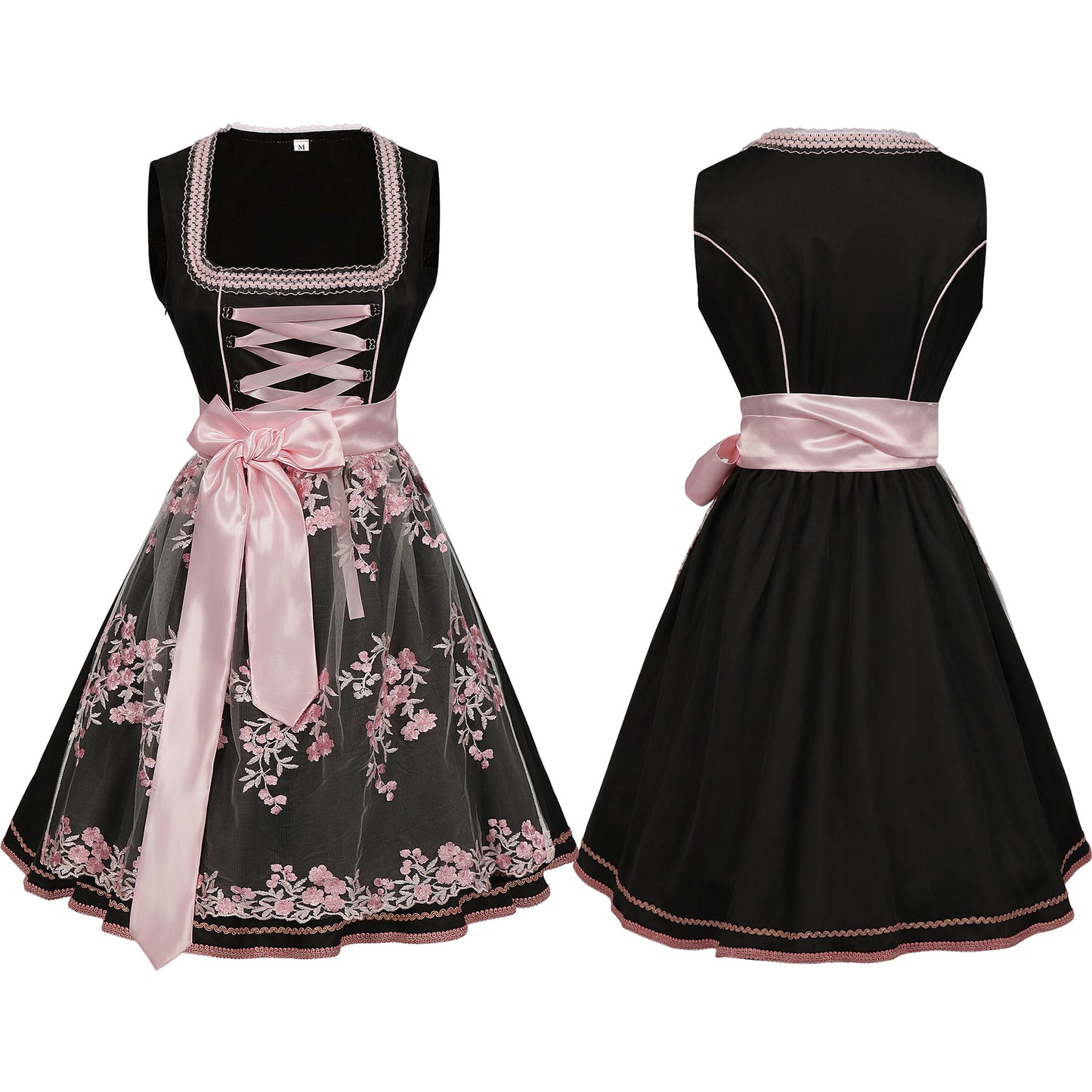Elenora - Ärmelloses Oktoberfest-Dirndlkleid mit Schlitz für Damen