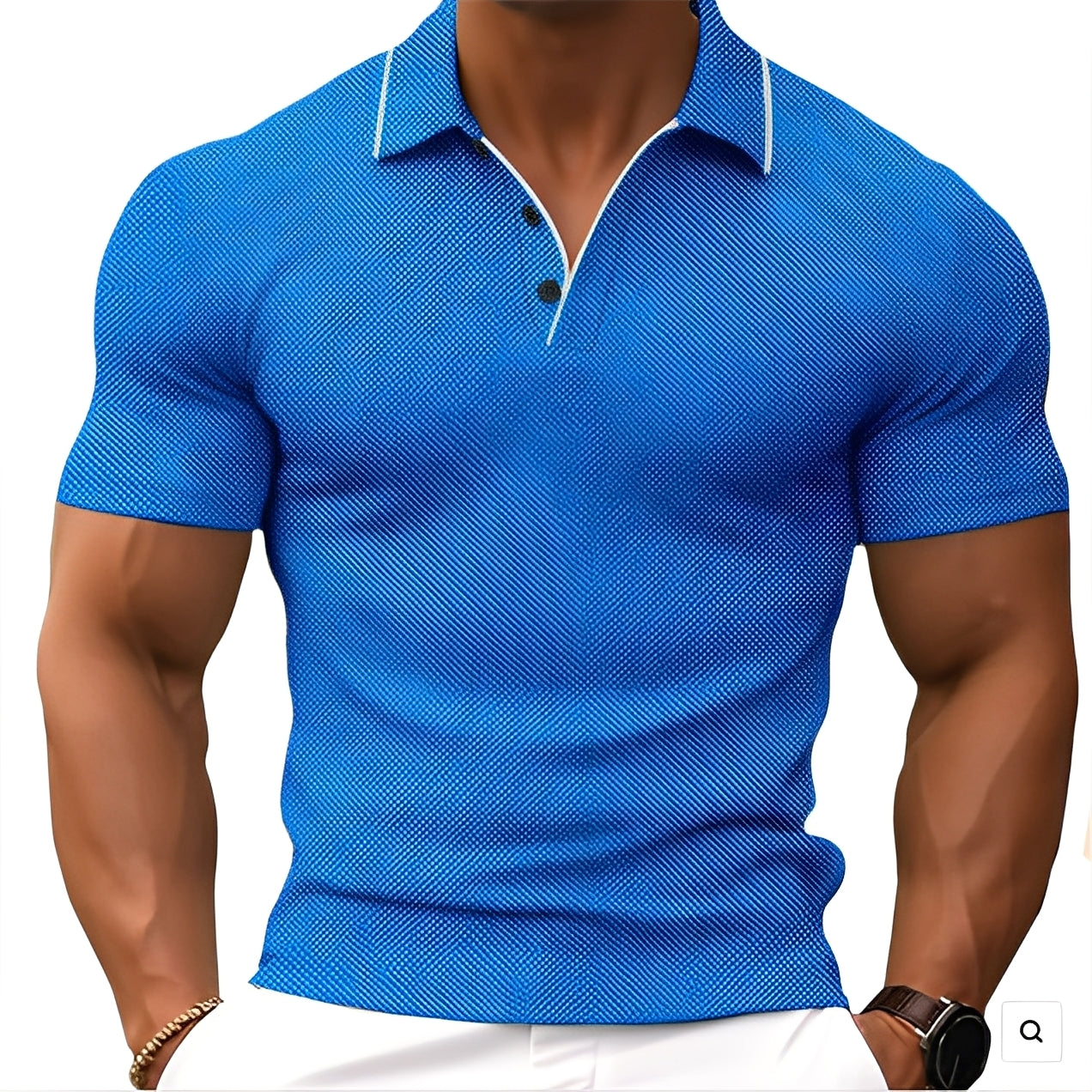 Florence - Lässiges Poloshirt mit Knöpfen für Herren