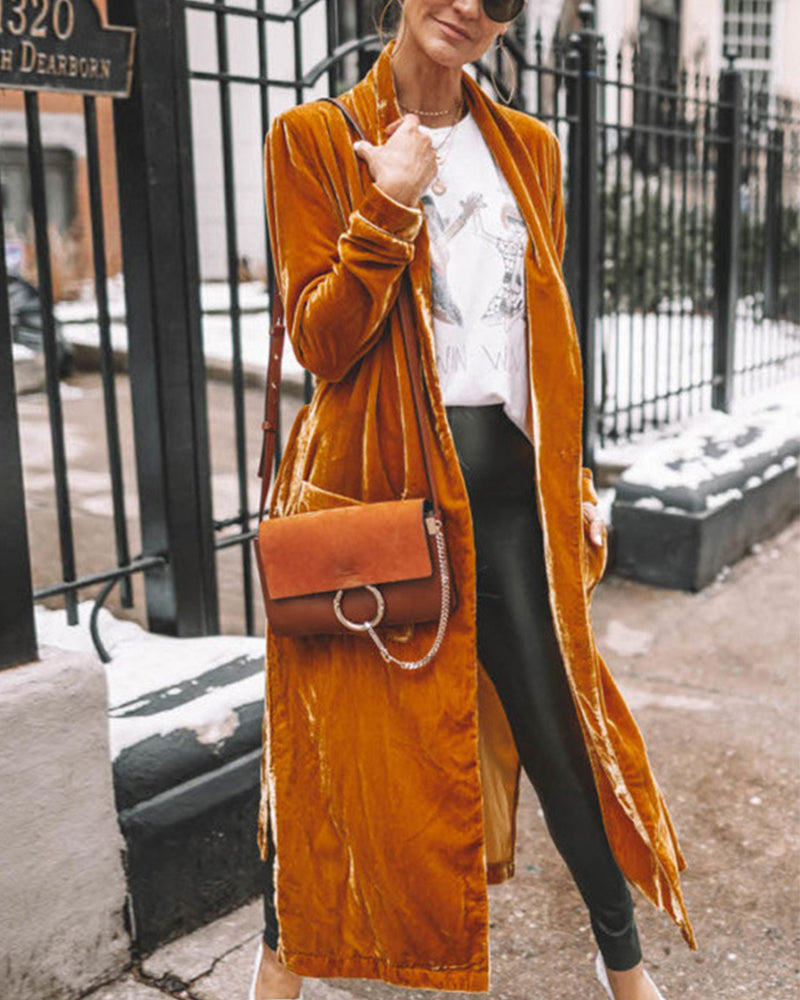 Jade – Langer Duster-Cardigan