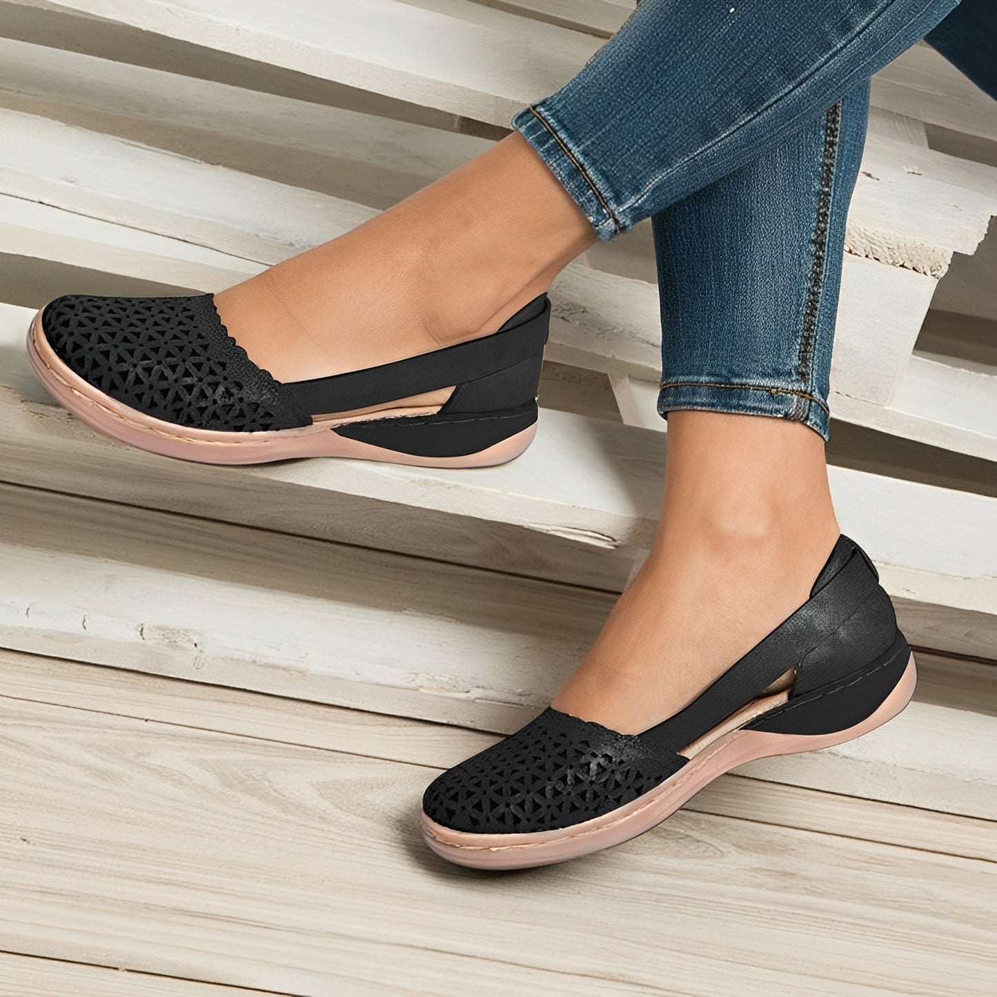 Kianna - Lässige Schuhe mit Aussparungen für Damen