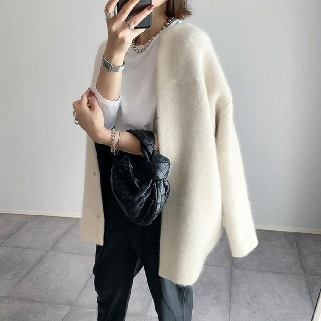 Grace - Bequemer Cardigan aus weichem Kaschmir