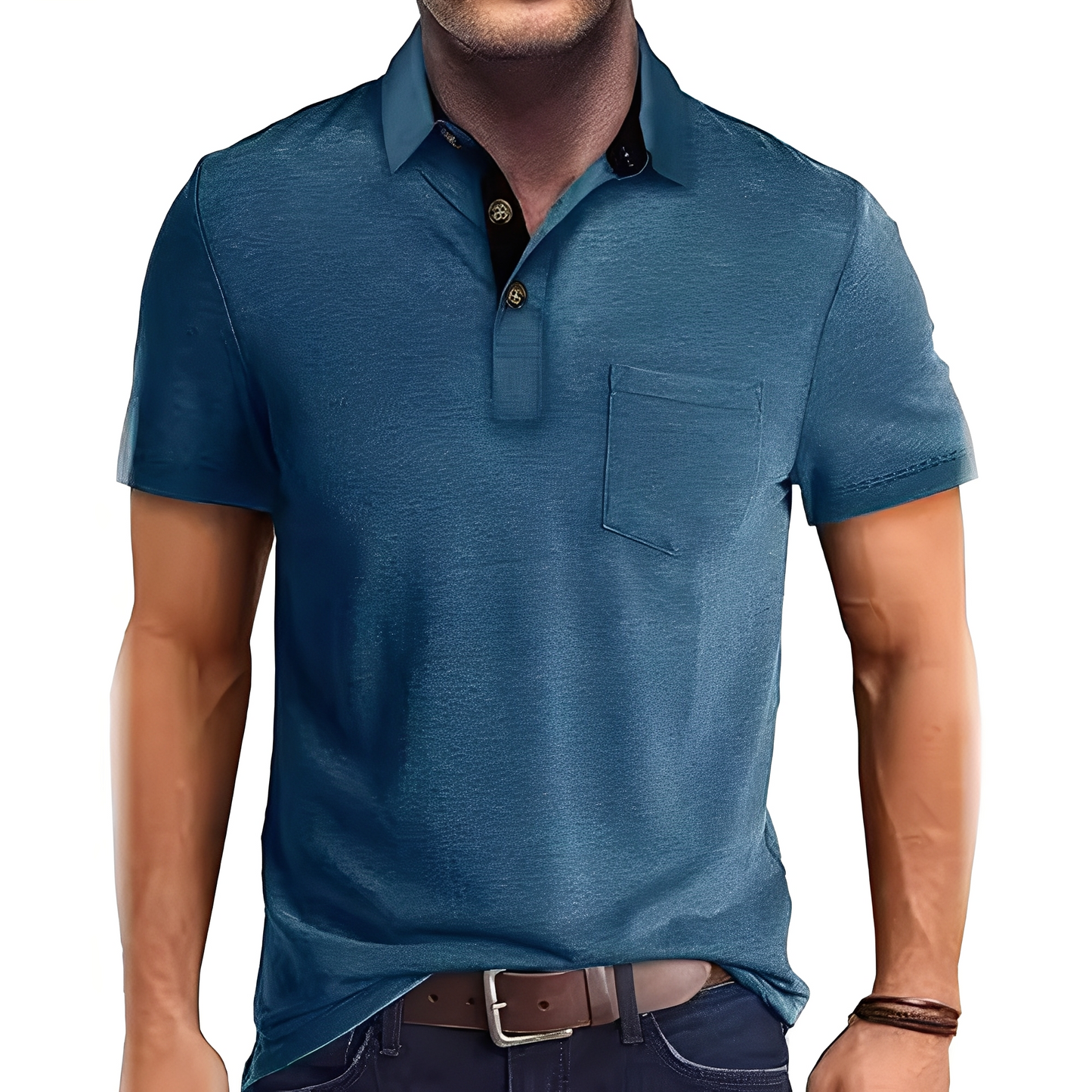 Abner - Retro-Poloshirt mit kurzen Ärmeln für Herren