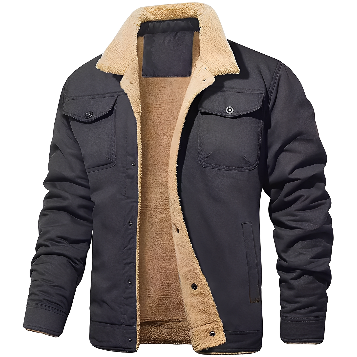 Dillon - Lässige Jacke aus Fleece-Twill für Herren