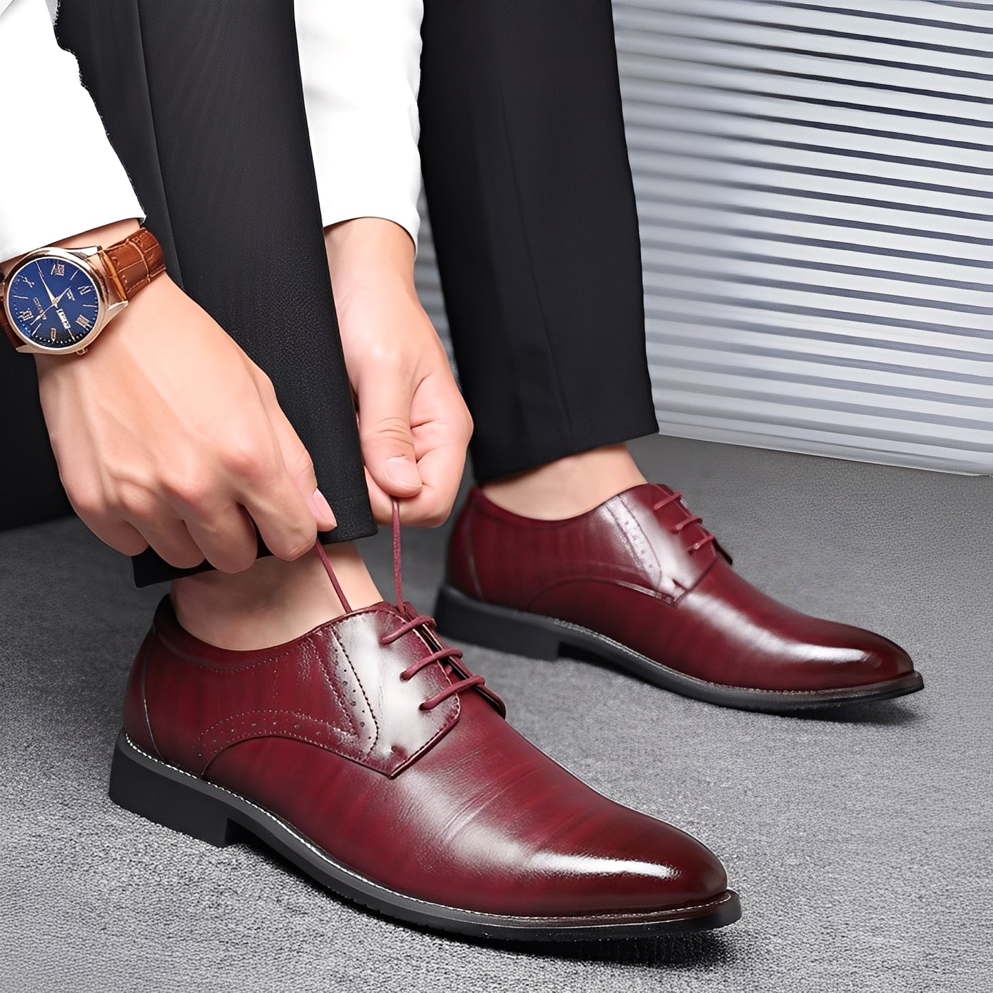 Beckham - Formelle Schnürschuhe im Brogue-Stil für Herren