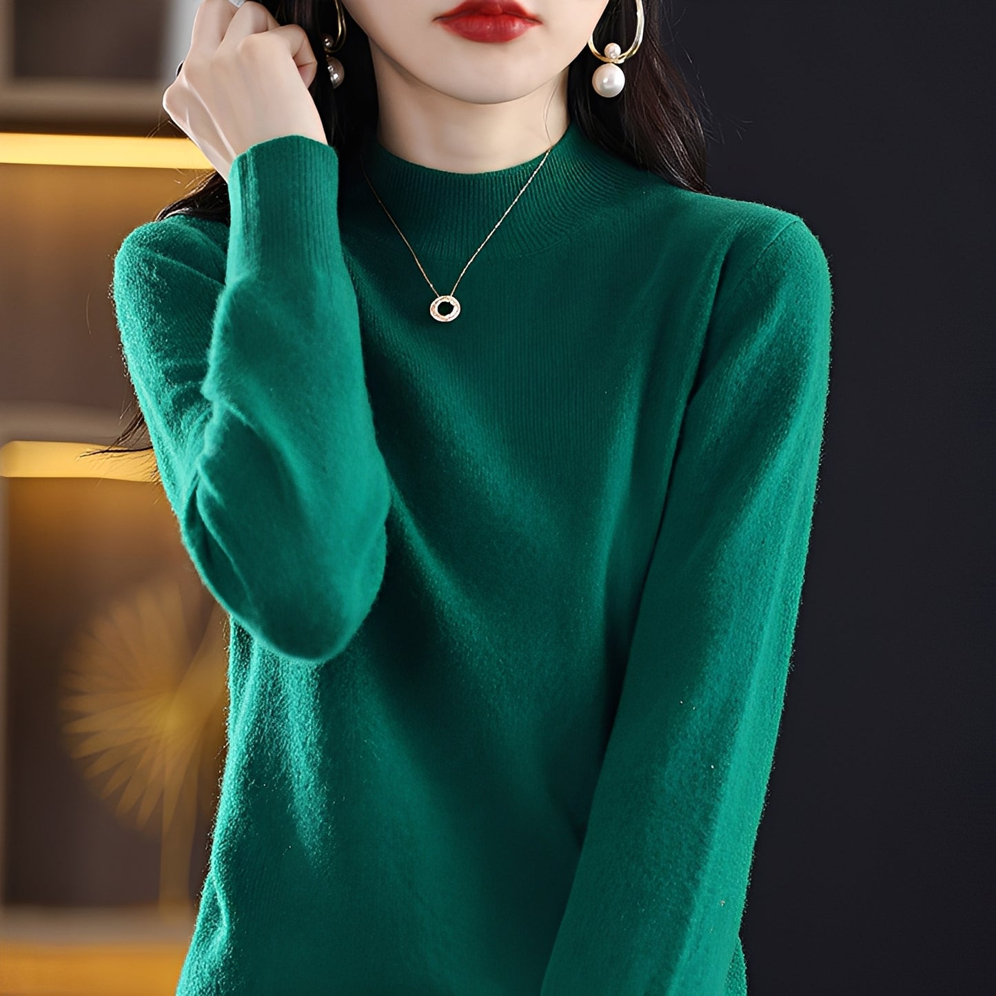 Natille - Lässiger Kaschmirpullover aus Wolle für Damen