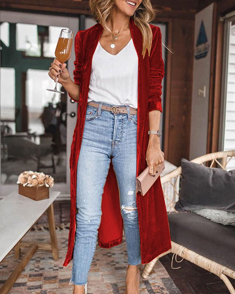 Jade – Langer Duster-Cardigan