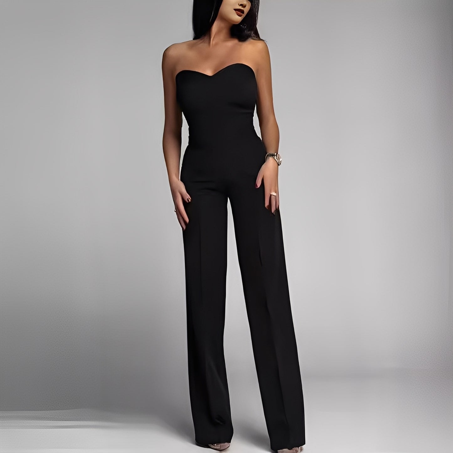 Briley - Eleganter, formeller, trägerloser Jumpsuit für Damen