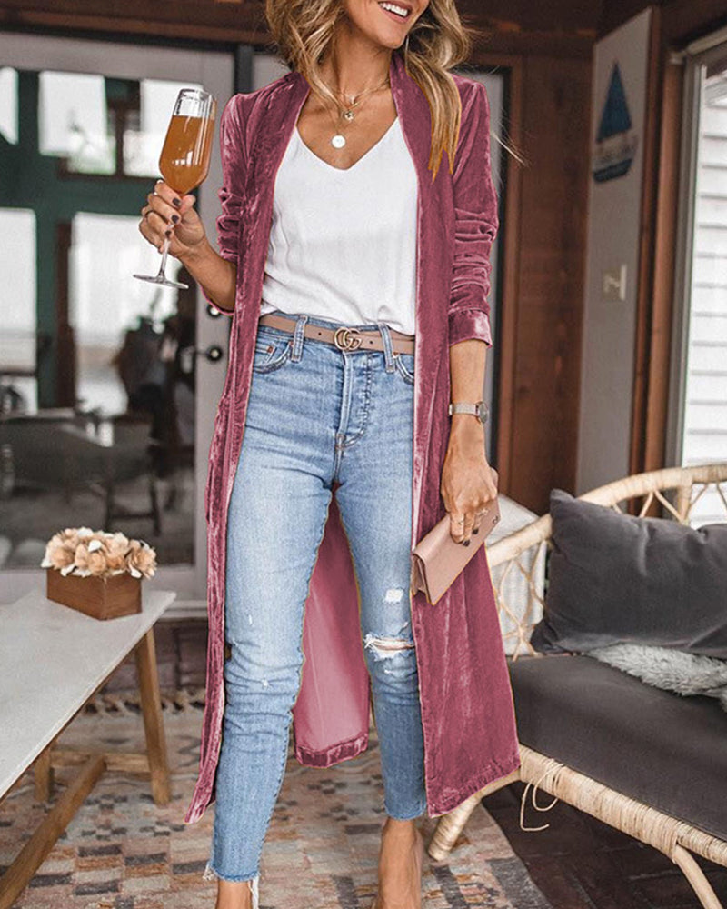 Jade – Langer Duster-Cardigan