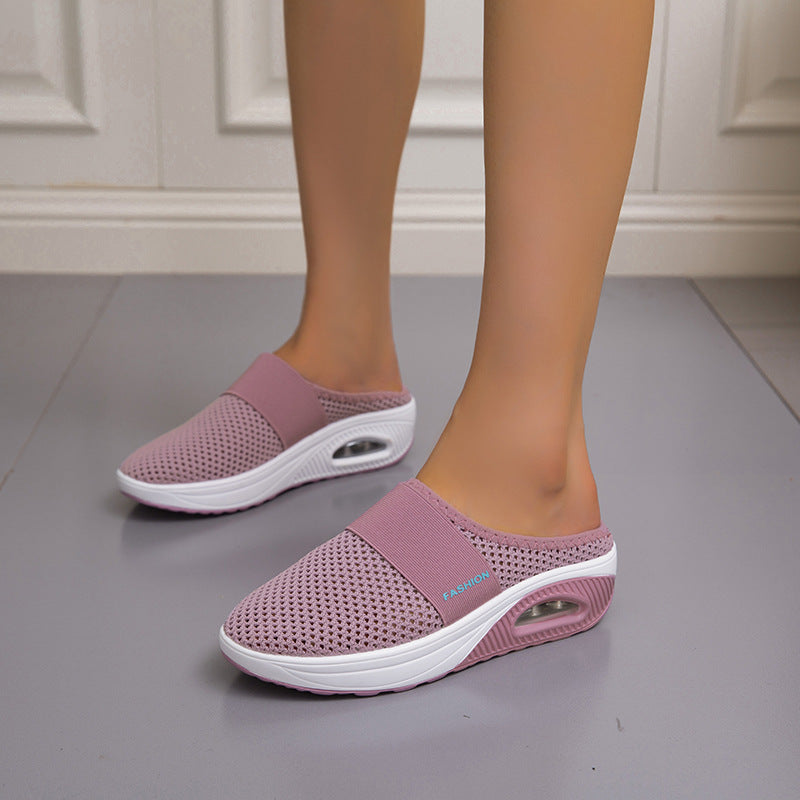 Wendi - Orthopädische Slip-On-Keilsandalen für Damen