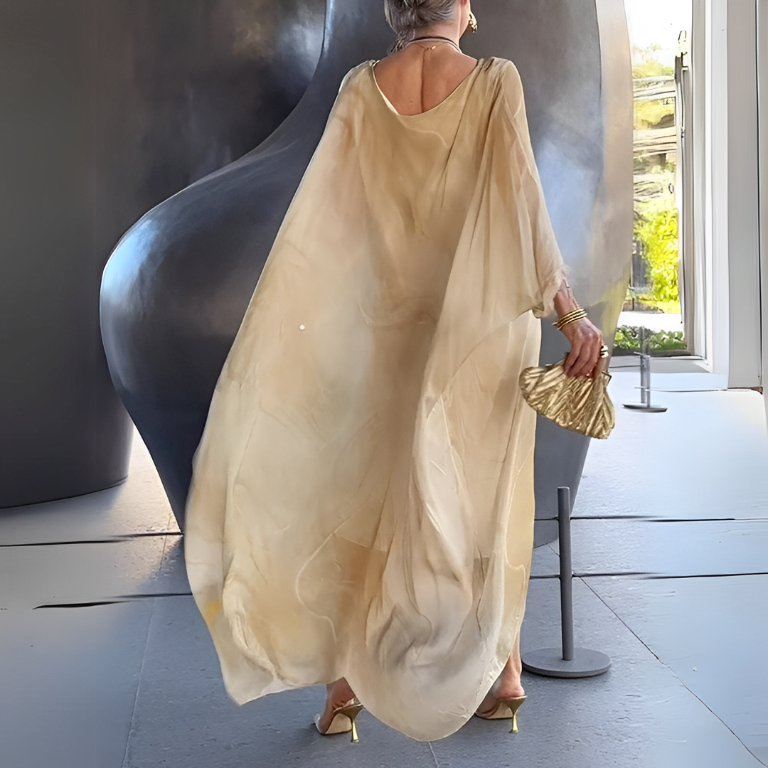 Emory - Modernes Seidenchiffonkleid für Damen