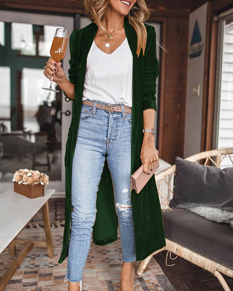 Jade – Langer Duster-Cardigan
