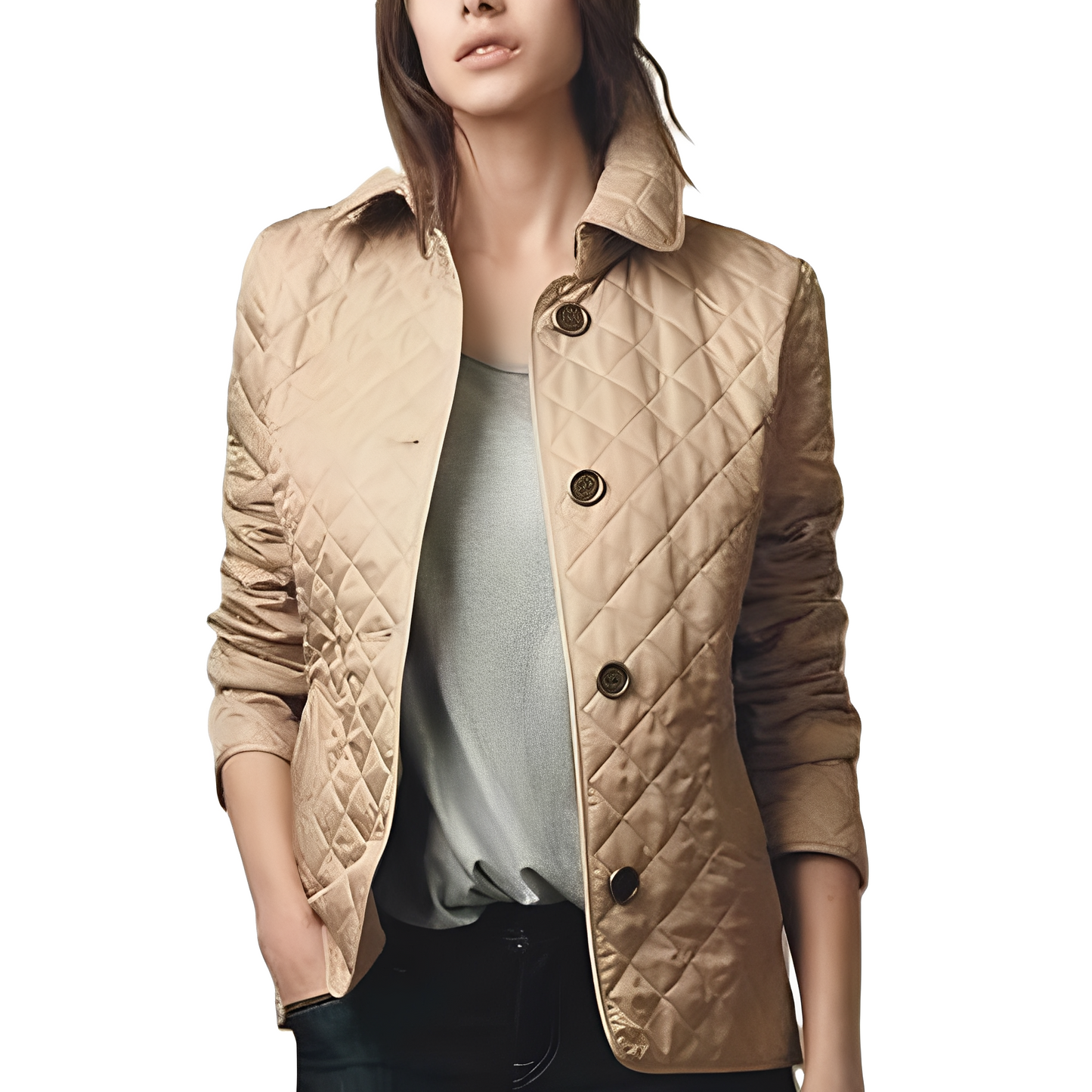 Meryl - Warme, schmal geschnittene Jacke für Damen