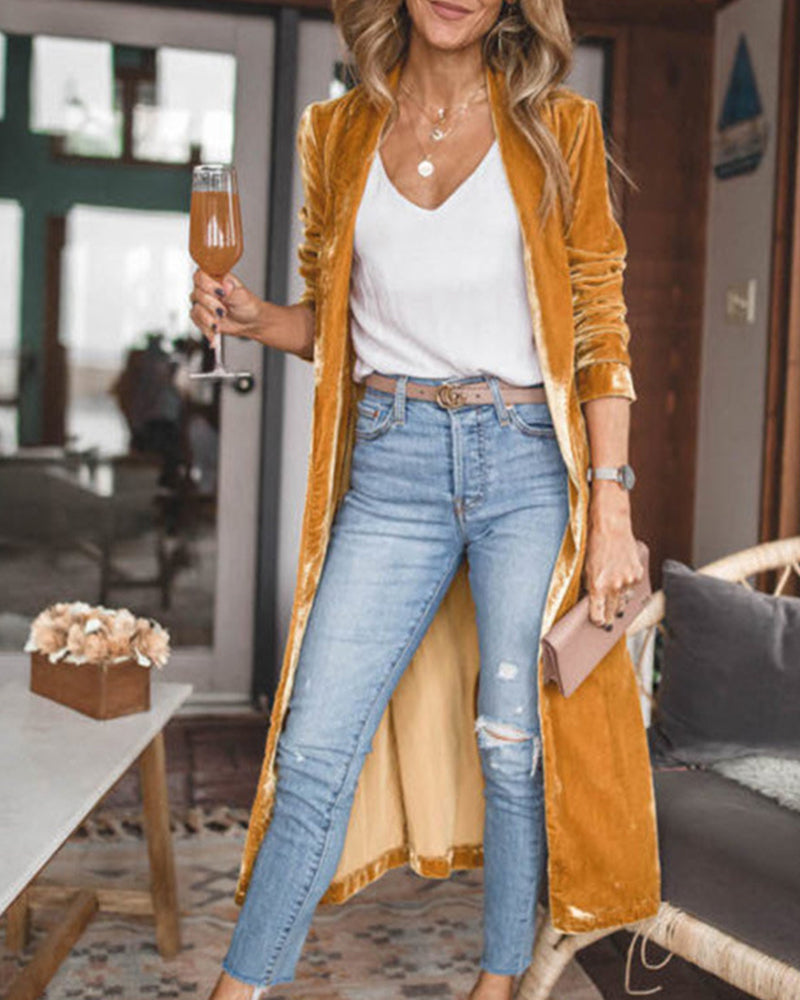 Jade – Langer Duster-Cardigan