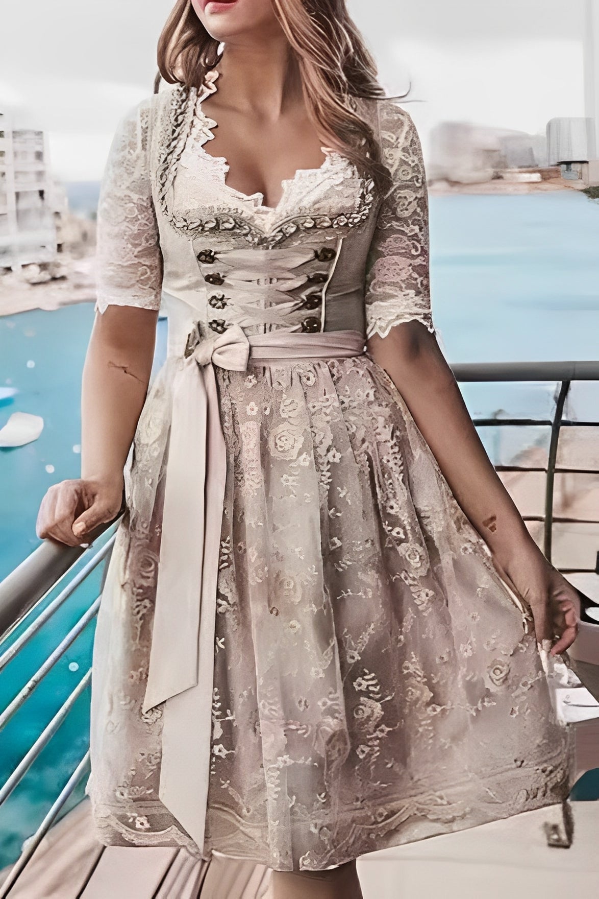 Tiffany - Elegantes Oktoberfest-Dirndlkleid für Damen