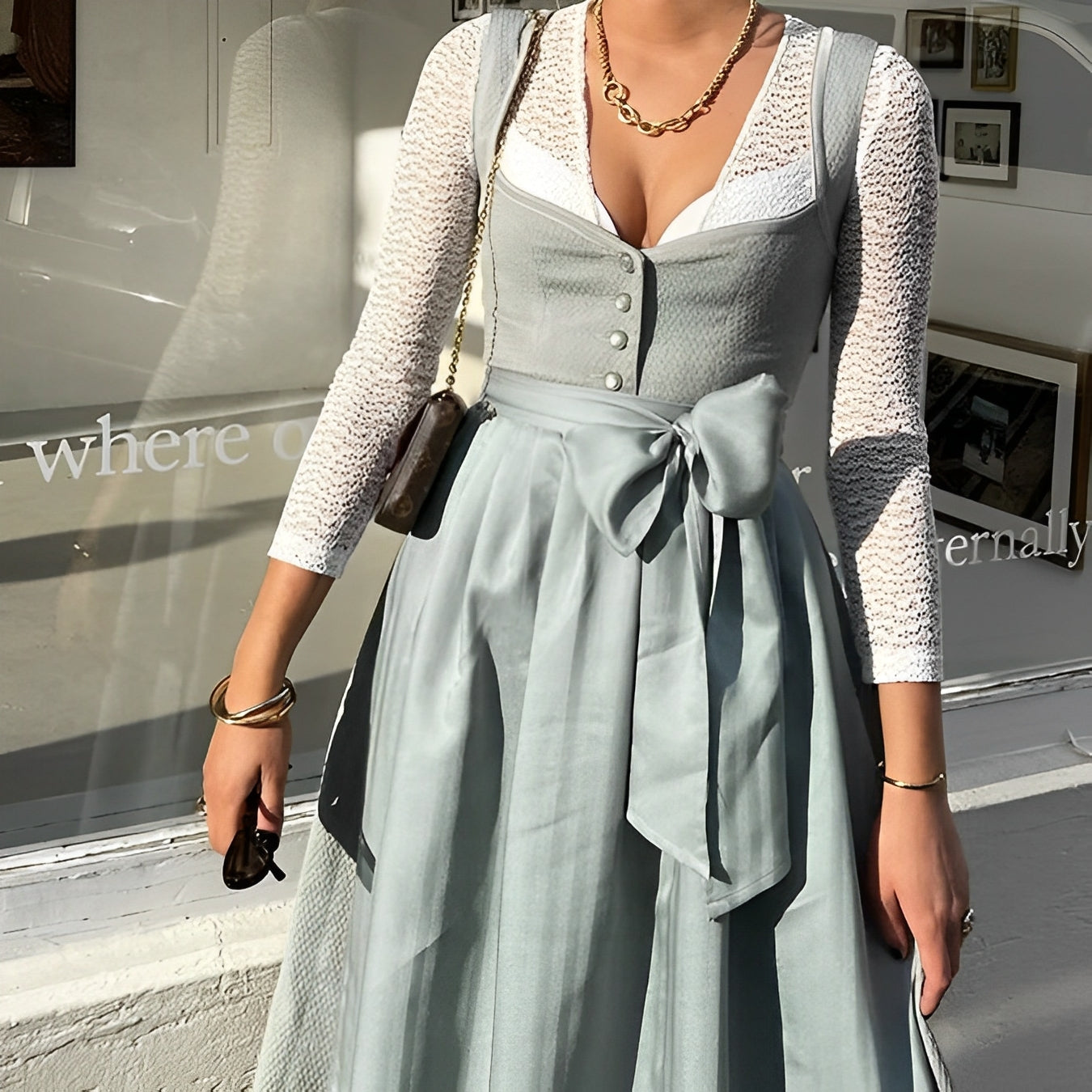 Mikhaila - Stilvolles Kleid für Frauen zum Oktoberfest