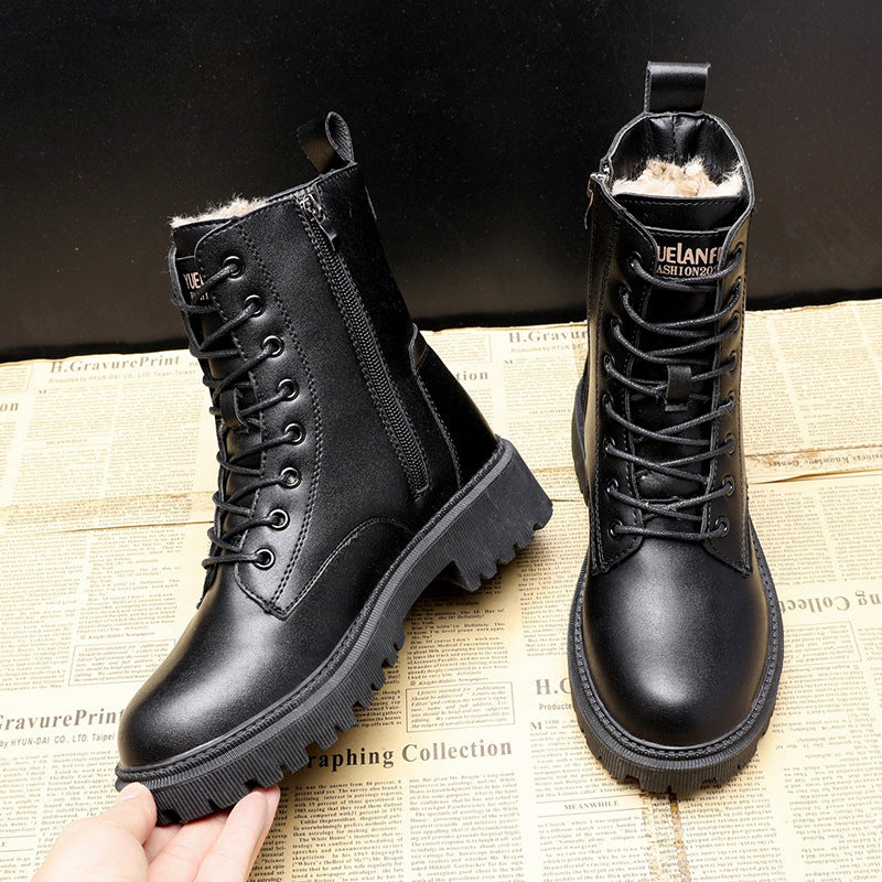Melissa - Klassische Winterstiefel aus Leder für Damen