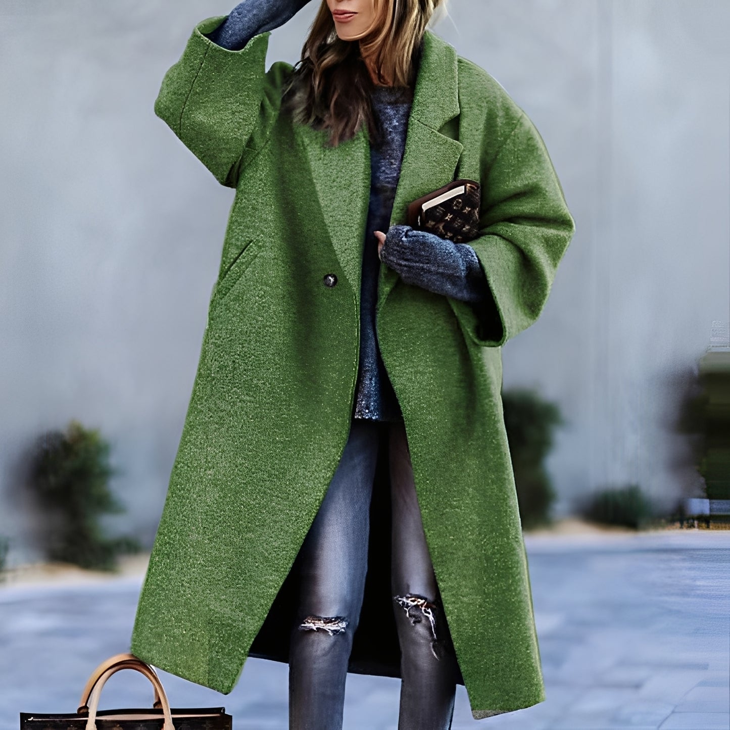 Haylie - Eleganter, klassischer, lockerer Mantel für Damen