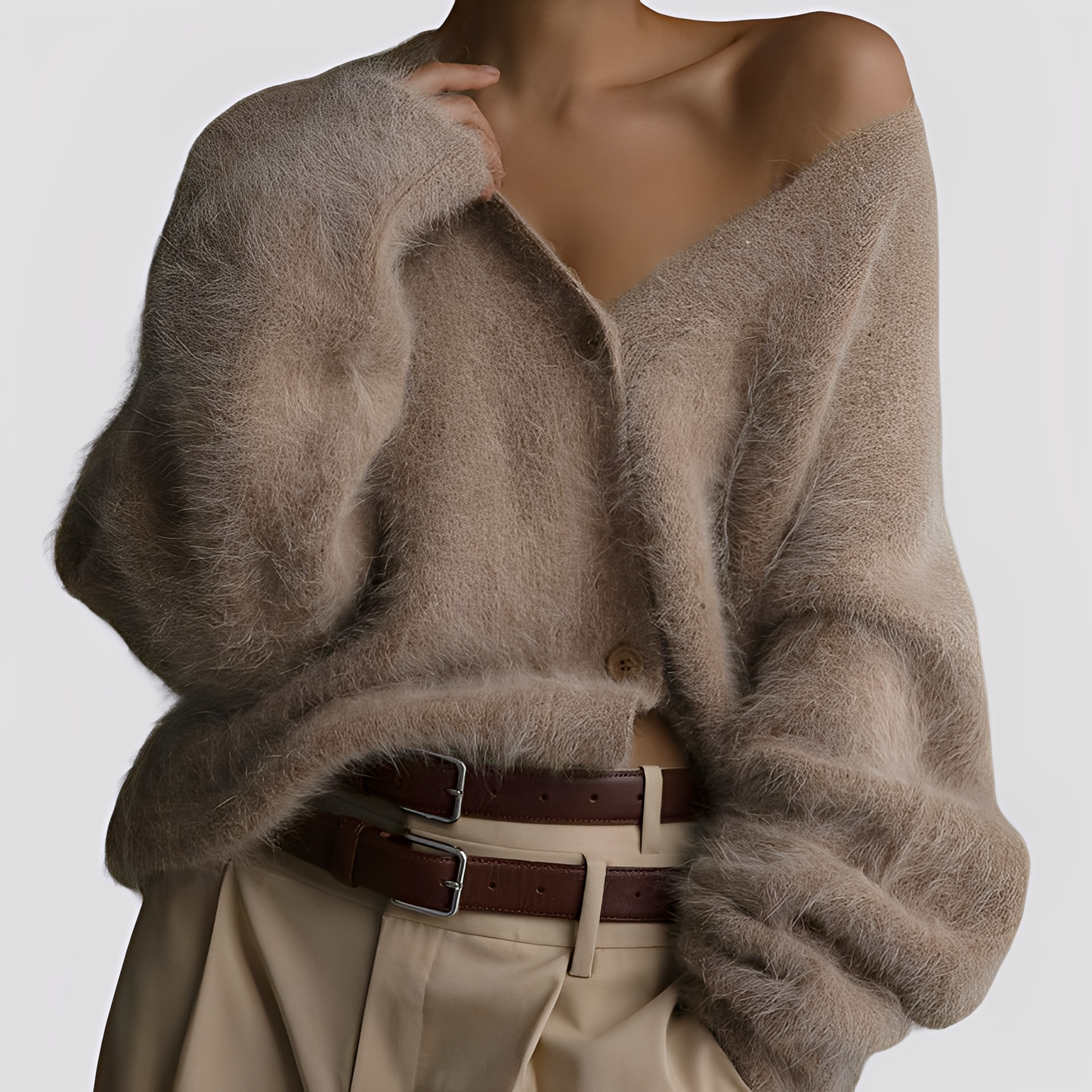 Lavena - Weicher Oversize-Kaschmirpullover für Damen