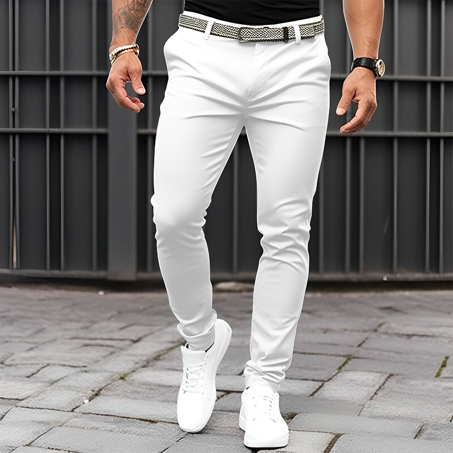 Jaron - Stilvolle, lässige Slim-Fit-Hose für Herren