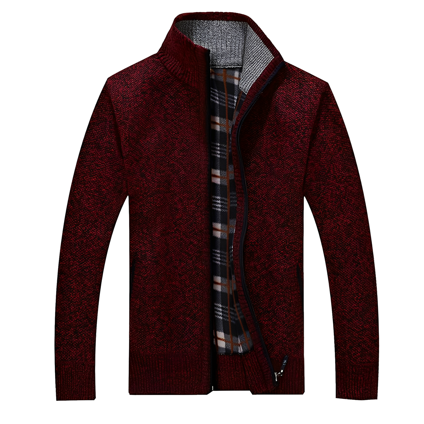 Malinda - Stilvoller Cardigan mit weichem Fleecefutter für Herren