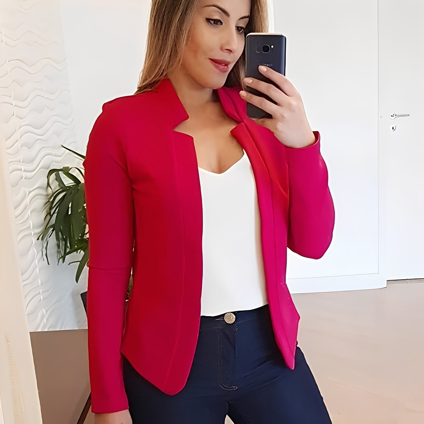 Marsha - Eleganter Blazer mit Reverskragen für Damen