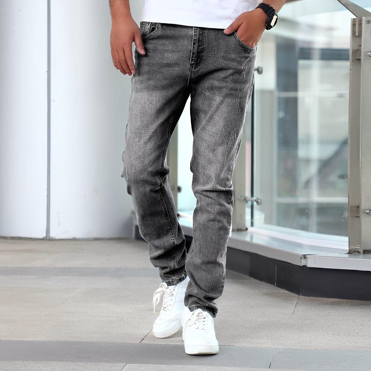Winfred - Stilvolle Stretch-Skinny-Jeans für Herren
