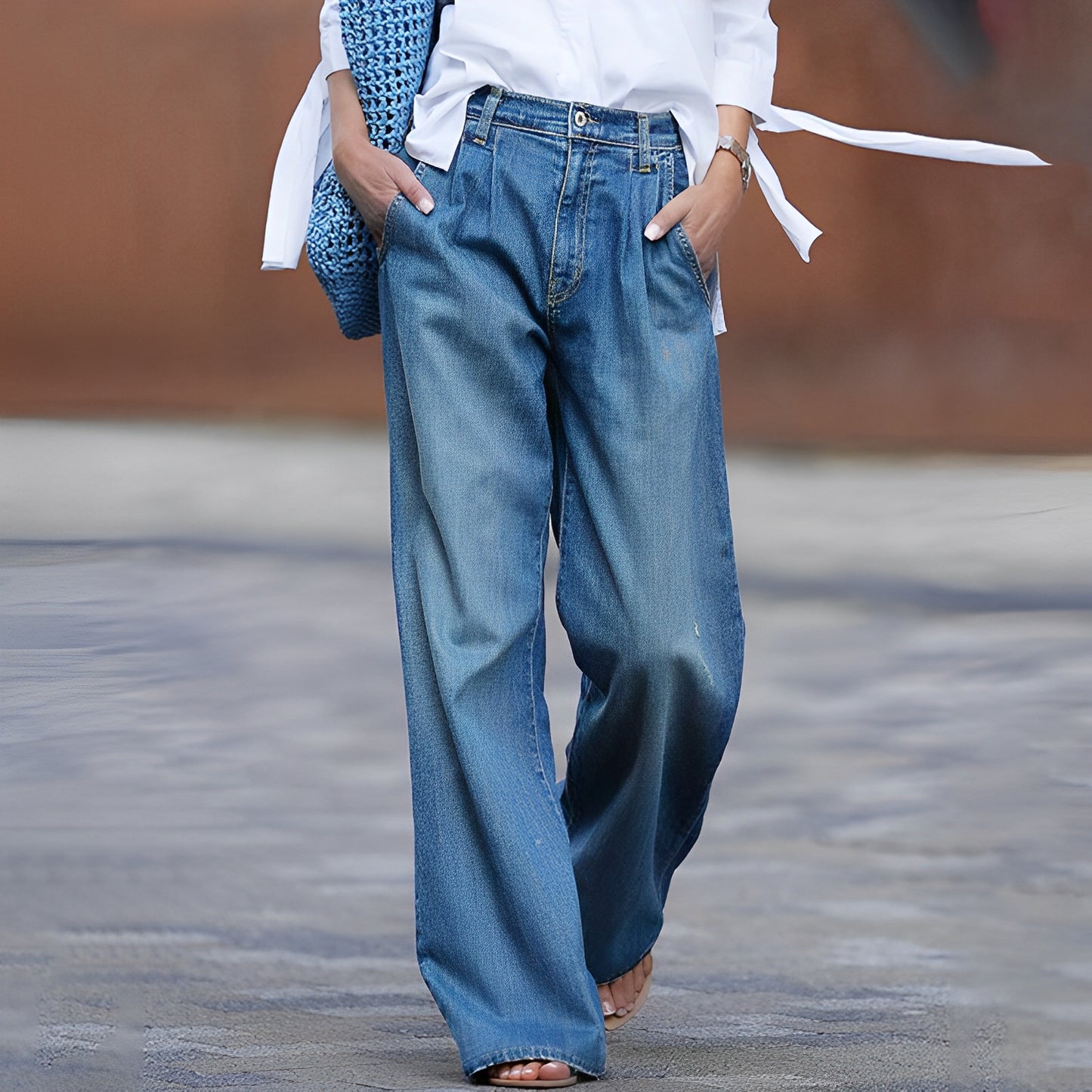 Candida - Weite, locker geschnittene Jeans für Damen