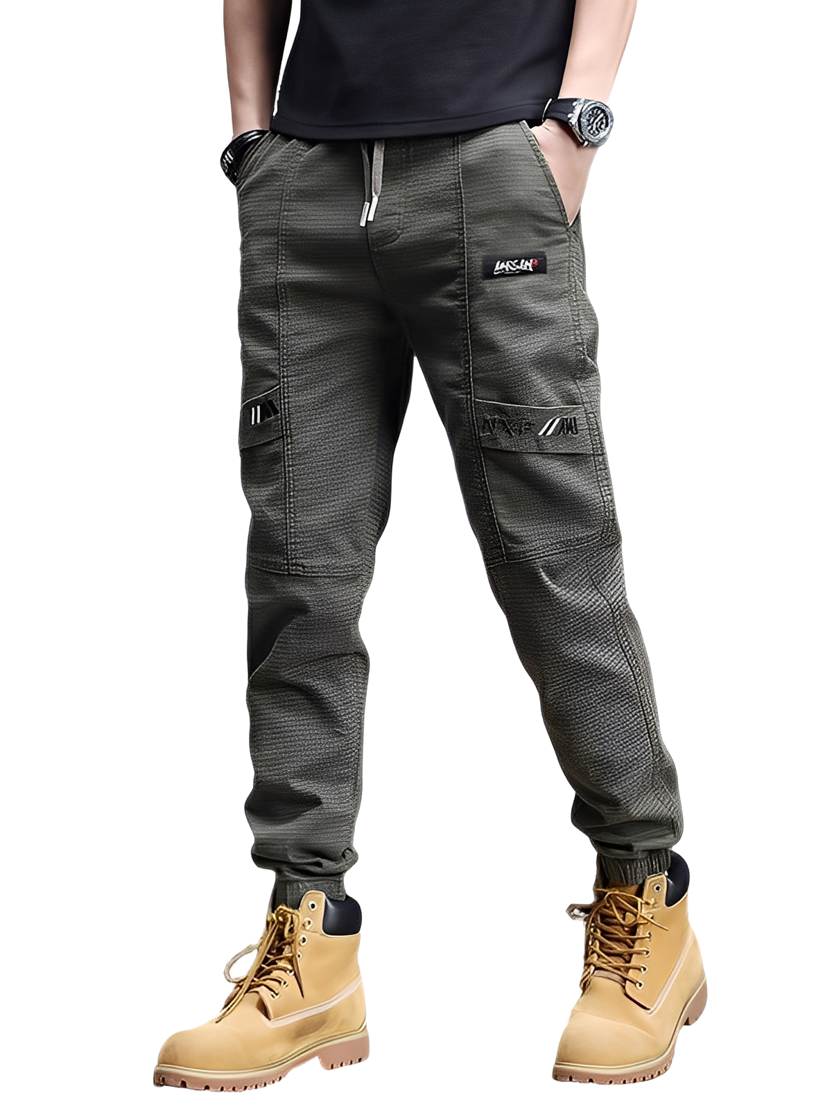 Alvin - Stilvolle Stretch-Jogginghose mit Kordelzug für Herren