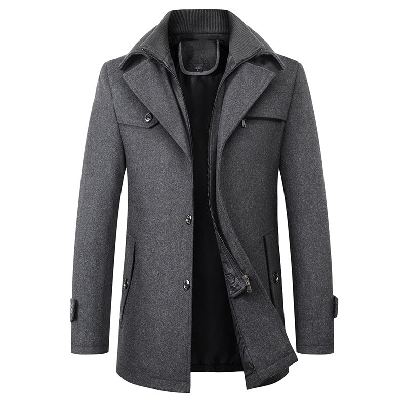 Kellan - Eleganter Wintermantel aus Wolle für Herren